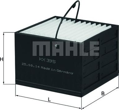 MAHLE KX 395 - Filtre à carburant cwaw.fr