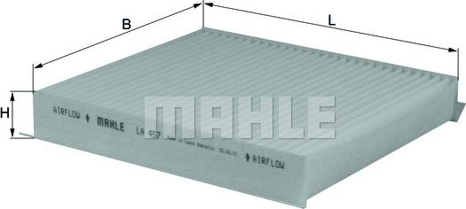 MAHLE LA 457 - Filtre, air de l'habitacle cwaw.fr