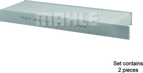 MAHLE LA 428/S - Filtre, air de l'habitacle cwaw.fr