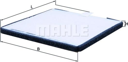 MAHLE LA 471 - Filtre, air de l'habitacle cwaw.fr