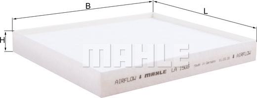 MAHLE LA 1505 - Filtre, air de l'habitacle cwaw.fr