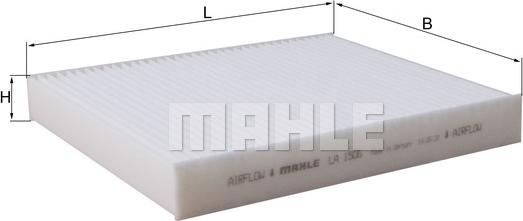 MAHLE LA 1506 - Filtre, air de l'habitacle cwaw.fr