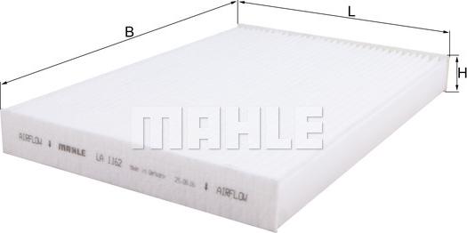 MAHLE LA 1162 - Filtre, air de l'habitacle cwaw.fr