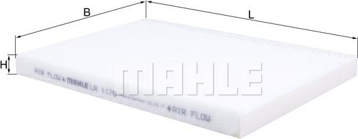 MAHLE LA 1178 - Filtre, air de l'habitacle cwaw.fr