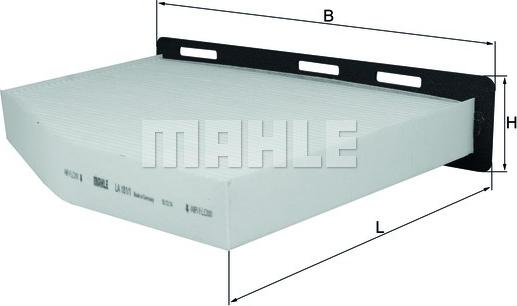 MAHLE LA 181/1 - Filtre, air de l'habitacle cwaw.fr