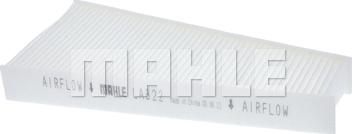 MAHLE LA 822 - Filtre, air de l'habitacle cwaw.fr