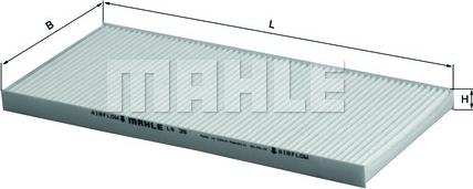 MAHLE LA 35 - Filtre, air de l'habitacle cwaw.fr