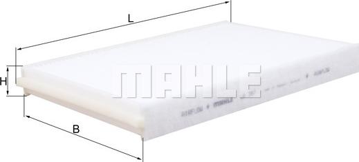 MAHLE LA 387 - Filtre, air de l'habitacle cwaw.fr