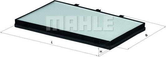 MAHLE LA 243 - Filtre, air de l'habitacle cwaw.fr