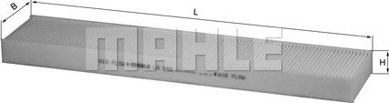 MAHLE LA 242 - Filtre, air de l'habitacle cwaw.fr