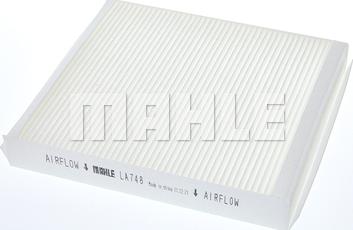 MAHLE LA 748 - Filtre, air de l'habitacle cwaw.fr