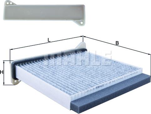 MAHLE LAK 485 - Filtre, air de l'habitacle cwaw.fr