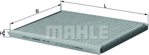 MAHLE LAK 143 - Filtre, air de l'habitacle cwaw.fr