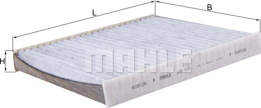 MAHLE LAK 816 - Filtre, air de l'habitacle cwaw.fr