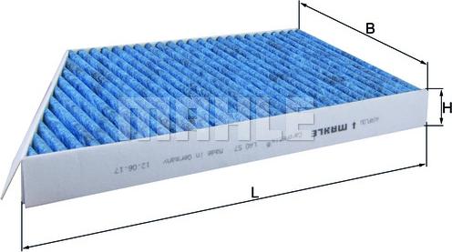 MAHLE LAO 57 - Filtre, air de l'habitacle cwaw.fr