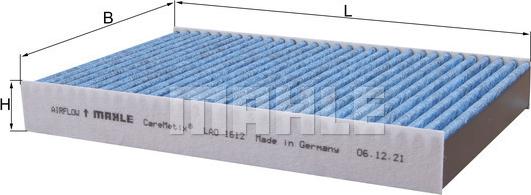 MAHLE LAO 1612 - Filtre, air de l'habitacle cwaw.fr