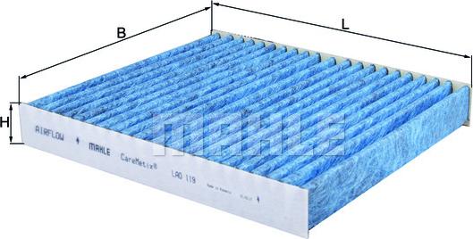 MAHLE LAO 119 - Filtre, air de l'habitacle cwaw.fr