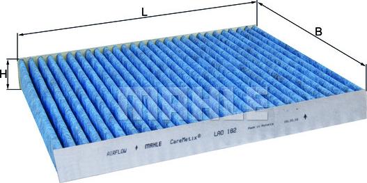 MAHLE LAO 182 - Filtre, air de l'habitacle cwaw.fr