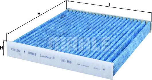 MAHLE LAO 859 - Filtre, air de l'habitacle cwaw.fr