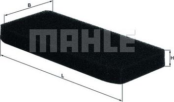 MAHLE LAP 1 - Filtre, air de l'habitacle cwaw.fr