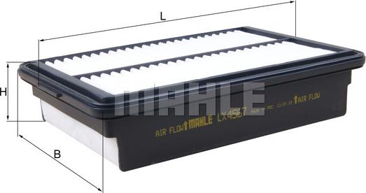 MAHLE LX 4567 - Filtre à air cwaw.fr