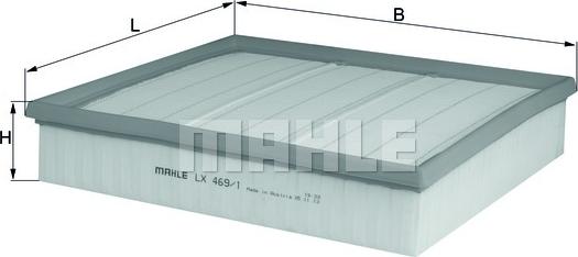 MAHLE LX 469/1 - Filtre à air cwaw.fr