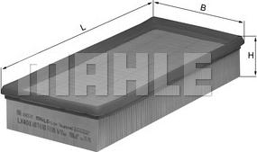 MAHLE LX 408 - Filtre à air cwaw.fr