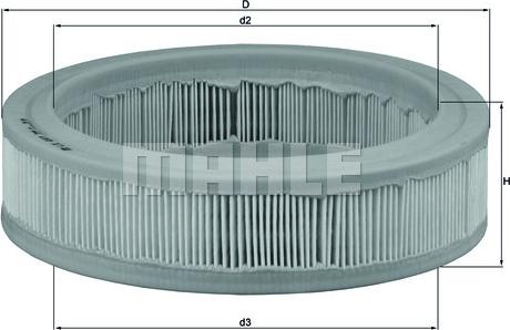 MAHLE LX 487 - Filtre à air cwaw.fr