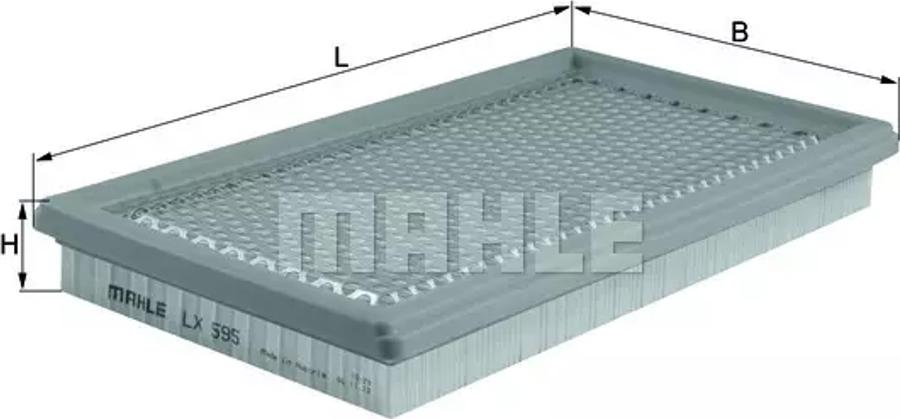 MAHLE LX 595 - Filtre à air cwaw.fr