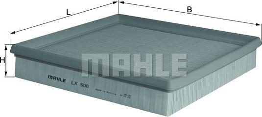 MAHLE LX 500 - Filtre à air cwaw.fr