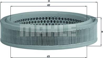 MAHLE LX 166 - Filtre à air cwaw.fr