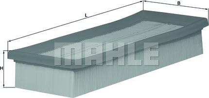 MAHLE LX 1601 - Filtre à air cwaw.fr