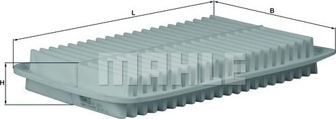 MAHLE LX 1612 - Filtre à air cwaw.fr