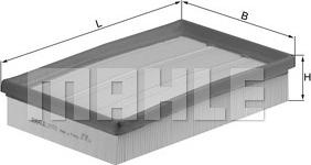 MAHLE LX 1074 - Filtre à air cwaw.fr