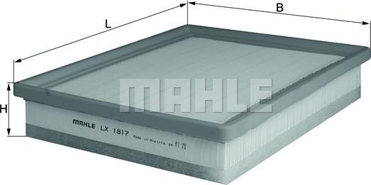 MAHLE LX 1817 - Filtre à air cwaw.fr