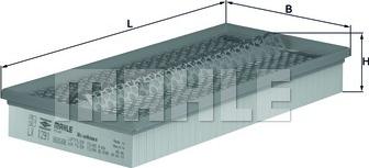 MAHLE LX 1291 - Filtre à air cwaw.fr