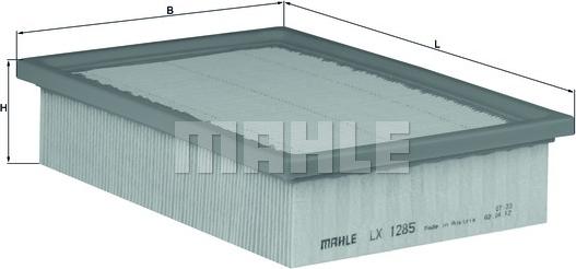 MAHLE LX 1285 - Filtre à air cwaw.fr