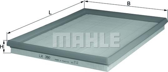 MAHLE LX 390 - Filtre à air cwaw.fr