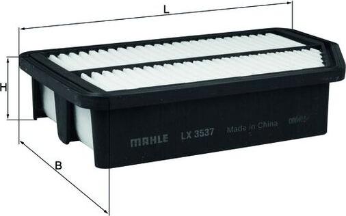 MAHLE LX 3537 - Filtre à air cwaw.fr