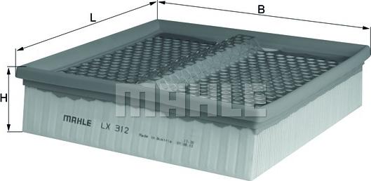 MAHLE LX 312 - Filtre à air cwaw.fr