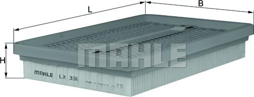 MAHLE LX 336 - Filtre à air cwaw.fr