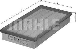 MAHLE LX 333 - Filtre à air cwaw.fr