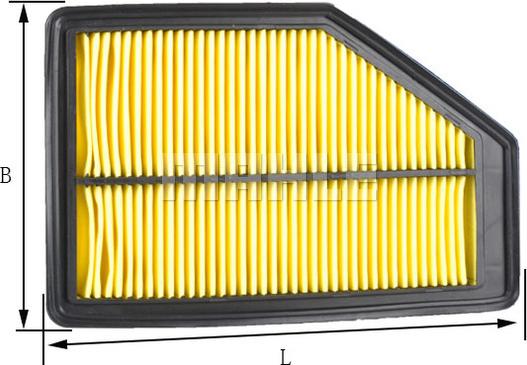 MAHLE LX 2121 - Filtre à air cwaw.fr