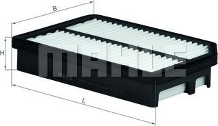 MAHLE LX 2890 - Filtre à air cwaw.fr