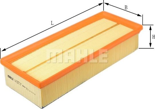 MAHLE LX 2717 - Filtre à air cwaw.fr