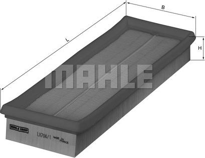 MAHLE LX 704/1 - Filtre à air cwaw.fr