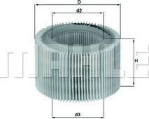 MAHLE LX 718 - Filtre à air cwaw.fr