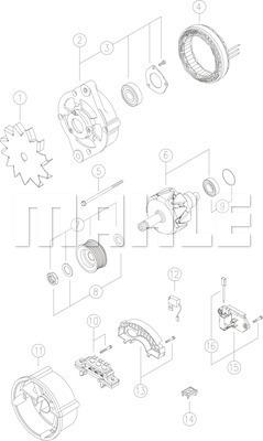 MAHLE MG 98 - Alternateur cwaw.fr