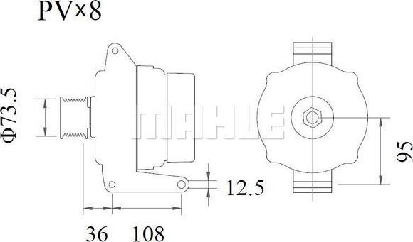 MAHLE MG 925 - Alternateur cwaw.fr