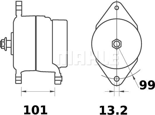 MAHLE MG 9 - Alternateur cwaw.fr